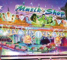 Darstellung des Fahrgeschäfts "Musik Shop"